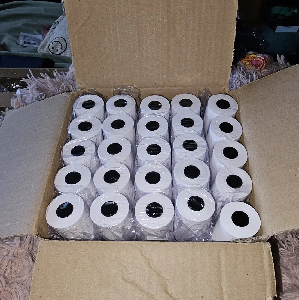 Thermal Paper Rolls - White - Compatible with Verifone & Ingenico